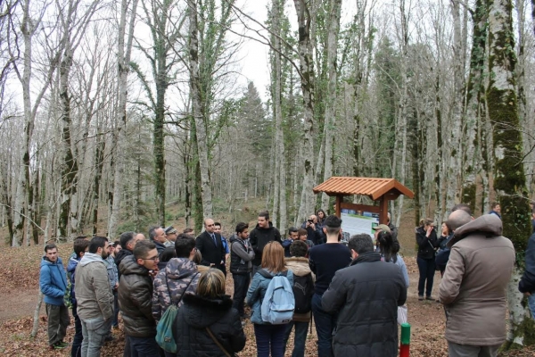 Mongiana, inaugurato il percorso scientifico nel bosco Marchesale
