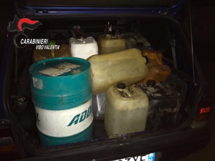 Rubati 4mila litri di carburante, 4 arresti a San Calogero