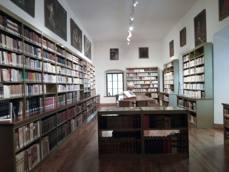 La biblioteca della Certosa (fonte: Archivio della Certosa di Serra San Bruno)