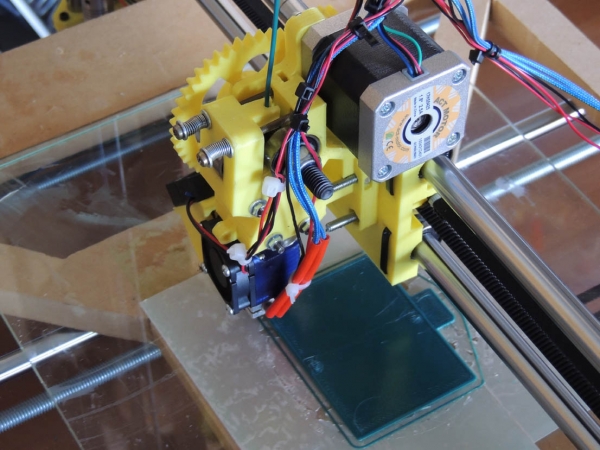 La stampante 3D costruita da Antonio Andreacchi