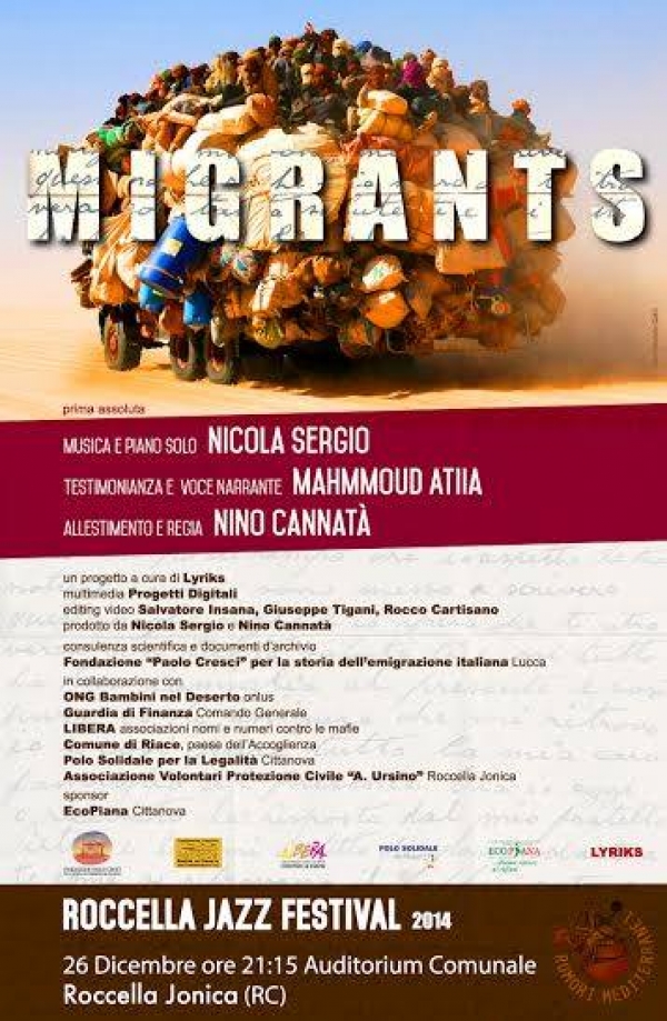 &#039;Migrants&#039; inaugura l’edizione invernale del &#039;Roccella Jazz&#039;