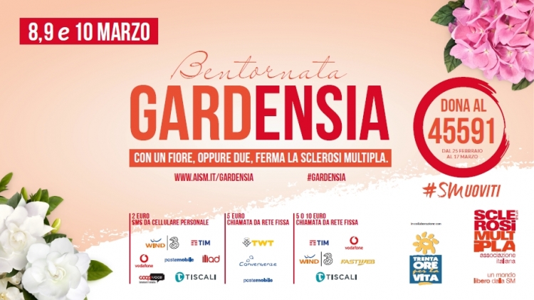 &quot;Bentornata Gardensia&quot;, anche nel Vibonese la campagna dell’Aism contro la sclerosi multipla