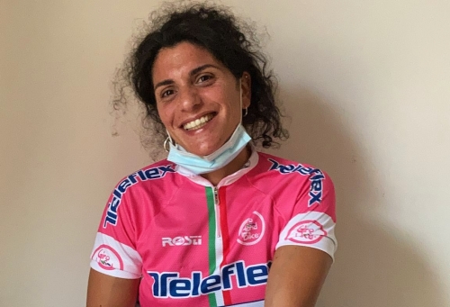 Maglia rosa per Erika Scrivo alla tappa di Reggio Emilia del Giro d’Italia Handbike 2021