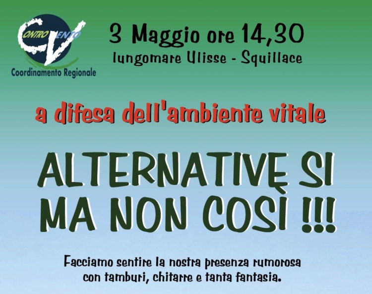 &quot;Calabria libera dal colonialismo energetico&quot;, a Squillace una giornata di informazione a sostegno dell&#039;ambiente