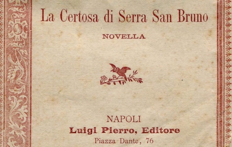 N. Misasi, La Certosa di Serra San Bruno, Pierro, 1982 (particolare della copertina, in basso l&#039;immagine integrale)